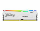 KINGSTON DIMM DDR5 16GB 5200MT/s CL40 FURY Beast Bílá RGB...