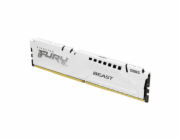 KINGSTON DIMM DDR5 16GB 6000MT/s CL40 FURY Beast Bílá XMP