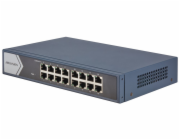 HIKVISION switch DS-3E0516-E(B)/ 16x port/ 10/100/1000 Mbps RJ45 ports/ 32 Gbps/ napájení 220 VAC, 0.3 A