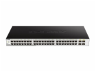 D-Link DGS-1210-52/ME/E 48-Port 10/100/1000BASE-T + 4-Por...