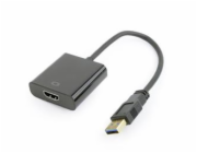 Gembird A-USB3-HDMI-02 Gembird adaptér USB 3.0 (M) na HDMI (F), čierny