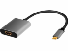 Adapter USB-C do HDMI/F ,4K/60Hz aluminiowy 0.15m 