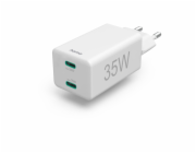 Hama rychlá USB nabíječka, 2x USB-C PD/QC, 35 W