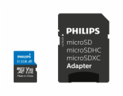 Philips MicroSDXC Card     512GB Class 10 UHS-I U3 incl. Adapter