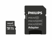 Philips MicroSDXC Card     512GB Class 10 UHS-I U1 incl. Adapter