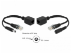 DeLOCK Passives PoE Adapter Set RJ-45 > DC 5,5 x 2,5mm