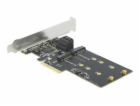 3 port SATA + M.2 Key B PCIe x4 Low Profile, karta rozhraní