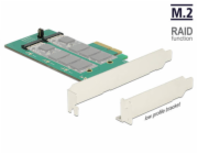 Delock PCI Express Karta > 2 x interní M.2 Key B s RAID - format low profile