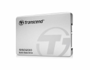 TRANSCEND SSD230S 1TB SSD disk 2.5   SATA III, 3D TLC, Aluminium casing, 560MB/s R, 500MB/s W, stříbrný