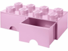 LEGO Brick Drawer 8 rosa, Aufbewahrungsbox