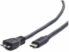 Gembird USB-C - microUSB kabel 1m černý (CCP-USB3-MBMCM-1M)