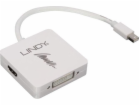 Lindy DisplayPort Mini - HDMI - DVI-I AV adaptér bílý (41...