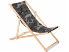 GreenBlue Classic Beech Sunbed, Grey Camo (GB183)