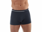 Brubeck Men s Boxers Comfort Wool Navy Blue R. S (BX10430)