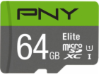 Karta PNY Elite MicroSDXC 64 GB Class 10 UHS-I/U1 A1 V10 ...