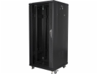 Lanberg Wardrobe Standing 19 27U 600x600 Black Flat Pack ...