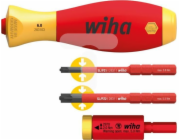 Sada Wiha Wiha EasyTorque Electric Dynamyometric adaptéry s popisem Slimvario a tenký SL/PZ 4-CZ. V balení Blister 29701200S4 41477