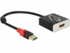 USB USB USB HDMI adaptér, 0,2 m, černá (62736)