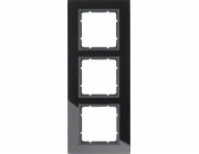 Berker Triple Frame B.7 Anthracite Glass (10136616)