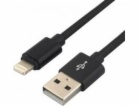 Kabel USB EverActive USB-A - Lightning 0.3 m Czarny (CBB-...