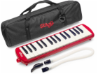 Stagg MELOSTA32 RD, klávesová harmonika, červená