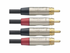 Stagg NTC3CR, kabel RCA/RCA, 3m