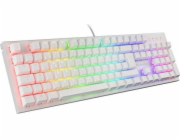 Klávesnice Genesis Klávesnice pro hráče Genesis Thor 303 White FR RGB Backlight Mechanical Brown Switch