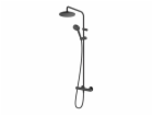 Sprchový sloup Hansgrohe Blend st. 20 cm černá matná s te...