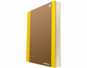 Notebook Donau Donau Life, organizátor, 165x230mm, 80 karet, žlutá