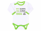 Body s potiskem New Baby 50% MAMINKA + 50% TATÍNEK - 100%...