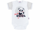 Kojenecké body s krátkým rukávem New Baby Panda