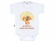 Body s potiskem New Baby SE MNOU JE KAŽDÝ DEN KRÁSNÝ