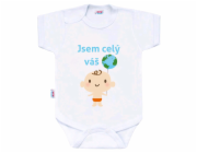 Body s potiskem New Baby Jsem celý váš svět