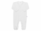 Kojenecký bavlněný overal New Baby Practical bílý kluk