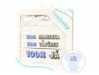 Body s potiskem New Baby 50% MAMINKA + 50% TATÍNEK - 100%...