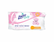 Dětské vlhčené ubrouskys měsíčkem lékařským Linteo Baby 120 ks Soft and cream