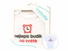 Body s potiskem New Baby nejlepší budík na světě - dárkov...