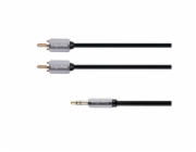 Kabel KRUGER & MATZ JACK 3.5 stereo/2xCINCH 3m KM0311