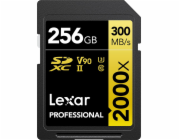 Profesionální karta Lexar 2000x SDXC 256 GB třída 10 UHS-II/U3 V90 (LSD2000256G-BNNNG)