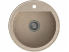 Steiner Cuba 210 Sink Stehingran Granite Beige 1 komora b...