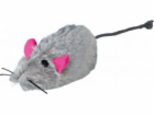 Trixie Toy Mouse in Fur na elastickém pásmu 48 ks