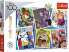 Puzzle 200 elementów Bohaterowie Disney