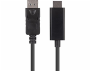 Lanberg CA-DPHD-11CC-0010-BK cable gender changer DisplayPort HDMI Black