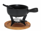 KELA Sýrové fondue COUNTRY nerez / keramika o22 cm KL-16640