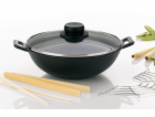 KELA WOK pánev MINI 24 cm litinový 5-dílný set KL-77747