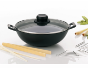 KELA WOK pánev MINI 24 cm litinový 5-dílný set KL-77747