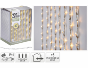 HOMESTYLING Světelný řetěz VODOPÁD teplá bílá 220 LED / 2 m KO-AX8405800