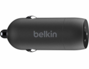 Belkin 30W USB PD CAR CHARGER WITH PPS, černá