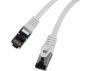 Patchcord Cat. 8.1 s/ftp lszh cu 0,25 m fluke prošel šedou