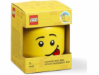 LEGO úložná hlava "Silly", mini, úložný box"